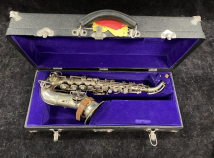 Original Silver Plated Wurlitzer (Conn Stencil) Curved Soprano Sax - Serial # P2852X